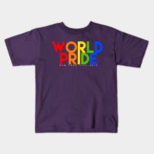 WORLD PRIDE 2019 T-Shirt - New York City Kids T-Shirt